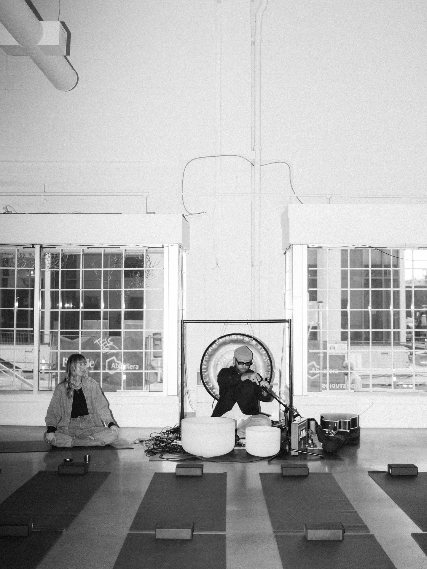 Vibe Check. Join these two for a deep fall session this Wendnesday at 7pm. @carolynannebudgie @_kelbey_