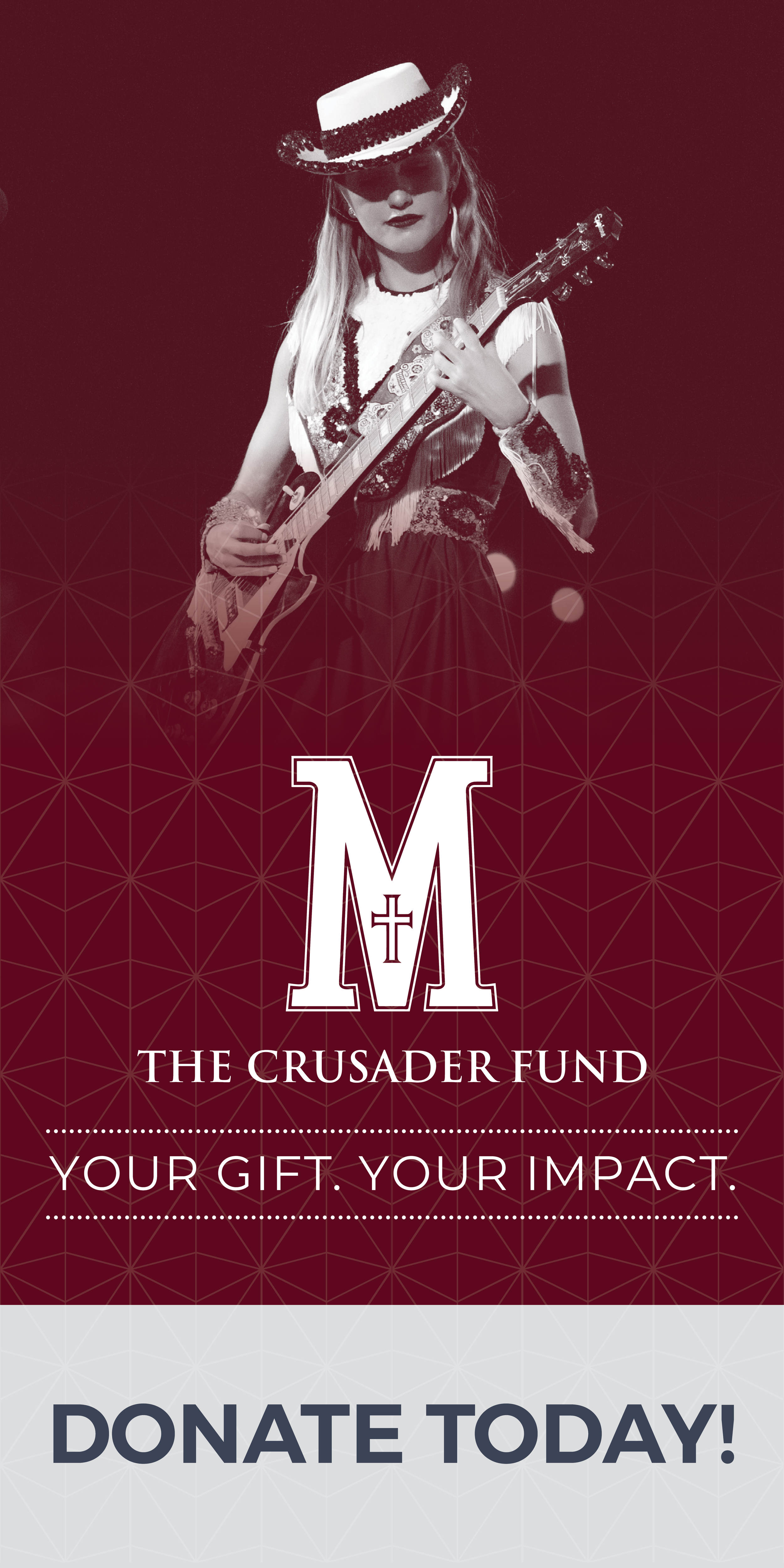 Crusader Fund Banner - Circle and Teachers Parking Lot 2022.png