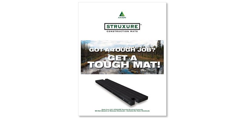 Product Brochure for Struxure® Construction Mats – product illustration, product Logo and product sales materials digital , print and online designed by SP STUDIOS.