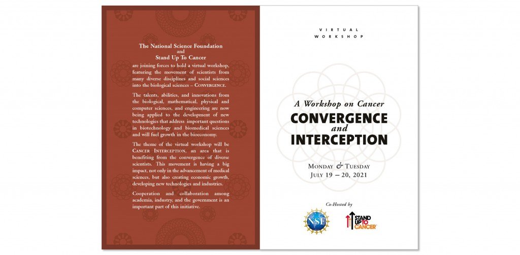 Interior Spread (example 1 of 10) of Program Booklet for Academic Cancer Workshop – designed and produced by SP STUDIOS.