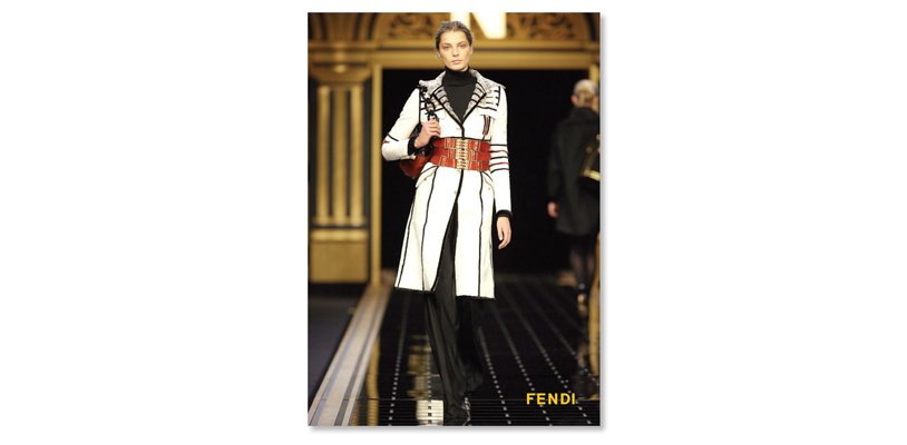 Direct Mail Postcard for a FENDI special event using their advertising photography design and production by SP STUDIOS.