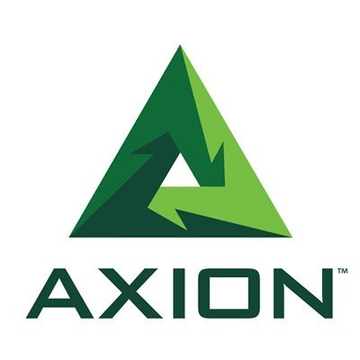 Logo design of Axion Logo stacked – designed by SP Studios.