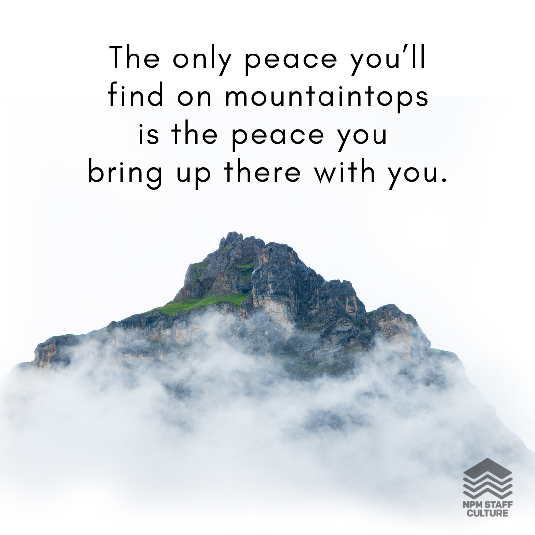 The Only Peace You’ll Find