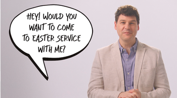 Encourage your attendees to invite friends to Easter services without making it weird.