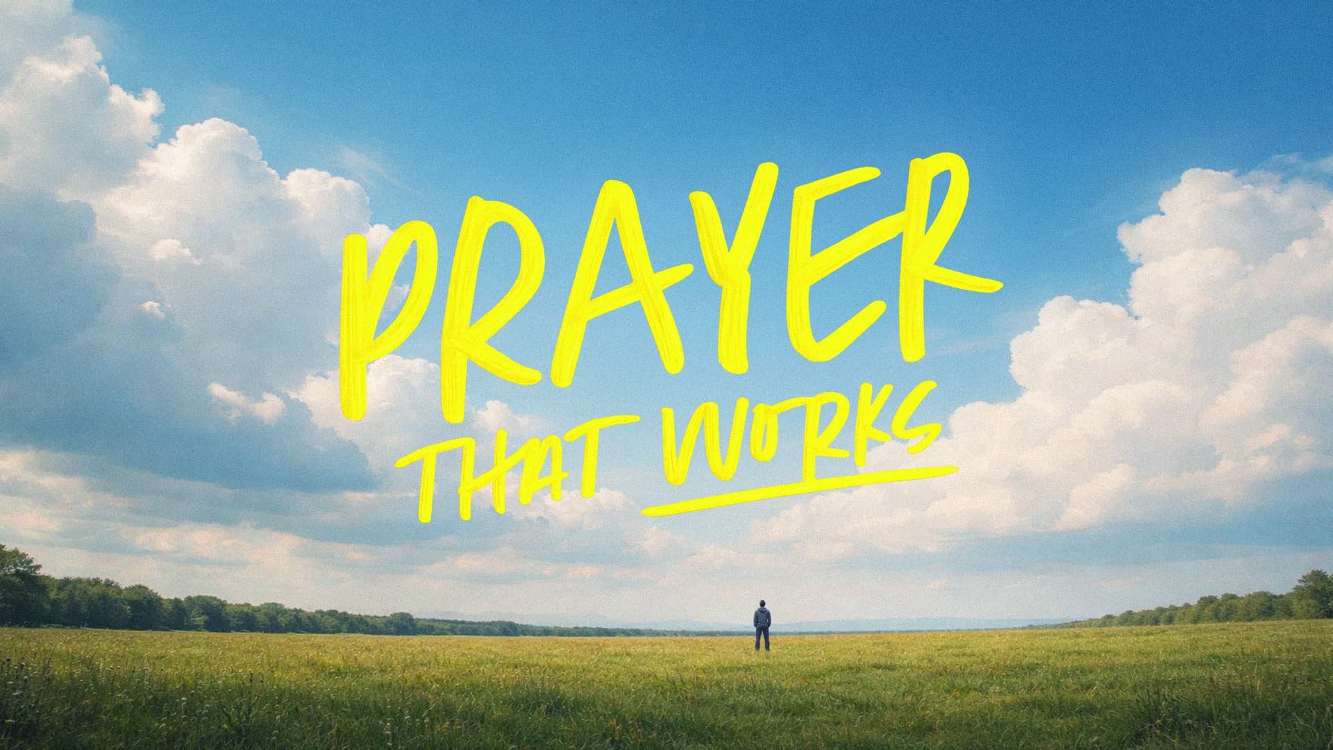 3-PART series from Jamey Dickens: Most people pray. But not everyone is confident that their prayers work. That's why Jesus took time one day to teach his disciples how to pray. In fact, they were the ones who asked him. They'd been watching him pray