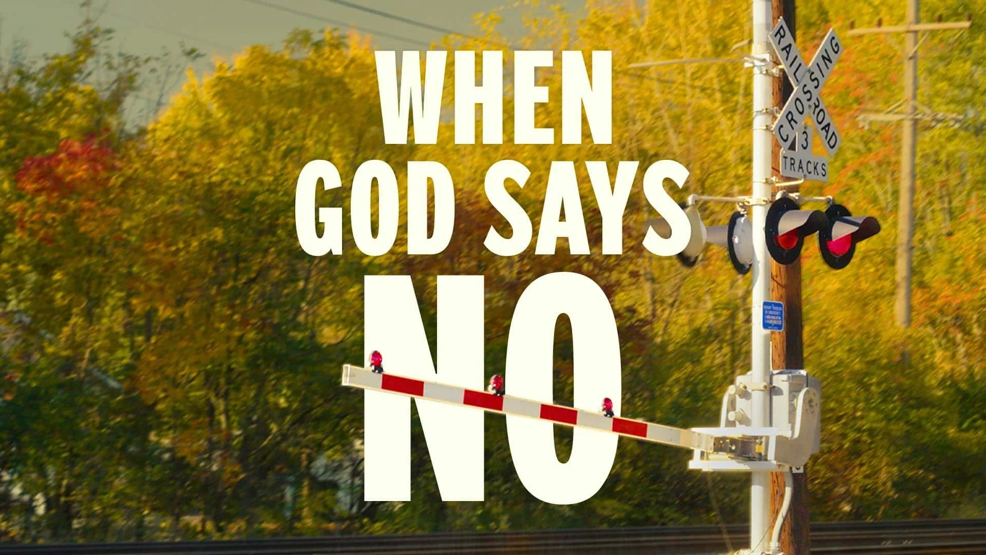 3-PART series from Adam Johnson: We are all eventually told no in life—and getting a no is no fun. But it can be especially troubling when it seems like the no is coming from God. Our response in those moments is so important. In this series we’ll di