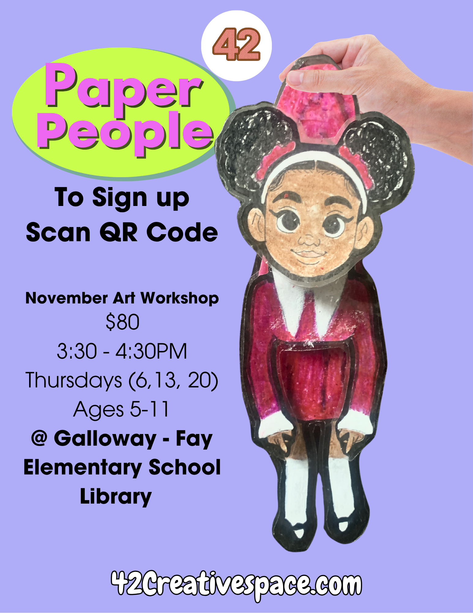 Paper People @ Galloway - Fay Elementary School Library
