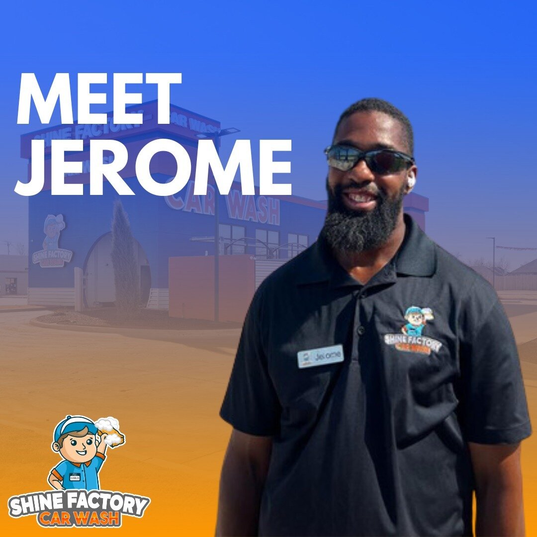 Meet Jerome, Our Assistant Manager! Jerome brings a wealth of experience and a passion for exceptional car care to Shine Factory at Morgan Rd. 

📍1501 S Morgan Rd, Oklahoma City, OK 73128
📍3801 N MacArthur Blvd, Warr Acres, OK 73122
💻 shinefactory