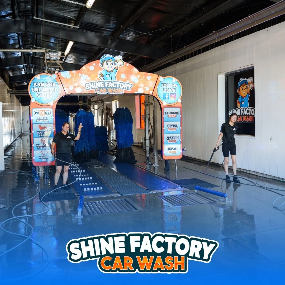 Treat your ride to a spotless clean at Shine Factory Car Wash&mdash;where every wash leaves your car looking brand new.

📍1501 S Morgan Rd, Oklahoma City, OK 73128
📍3801 N MacArthur Blvd, Warr Acres, OK 73122
.
.
.
#carwash #expresscarwash #carwash