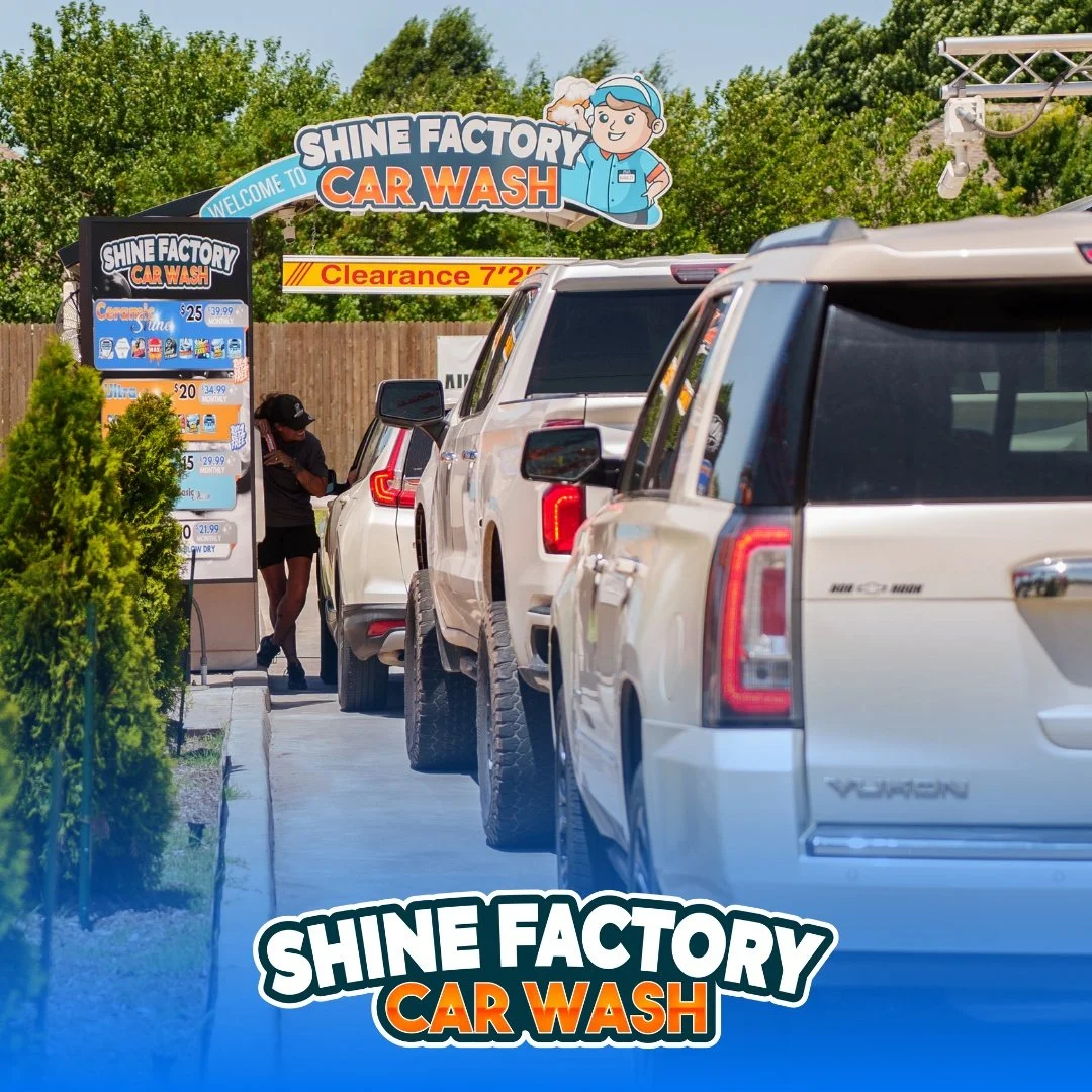 Shine brighter today! Swing by Shine Factory Car Wash and give your car the clean it deserves &mdash; inside and out.

📍1501 S Morgan Rd, Oklahoma City, OK 73128
📍3801 N MacArthur Blvd, Warr Acres, OK 73122
.
.
.
#carwash #expresscarwash #carwashok