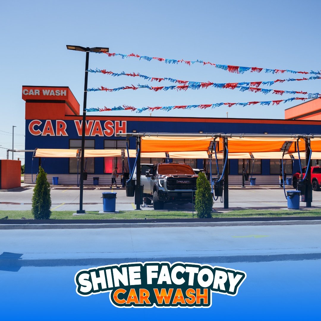 A clean car hits different! Let Shine Factory Car Wash bring back that fresh, spotless shine.

📍1501 S Morgan Rd, Oklahoma City, OK 73128
📍3801 N MacArthur Blvd, Warr Acres, OK 73122
.
.
.
#carwash #expresscarwash #carwashoklahoma #oklahoma #shinef