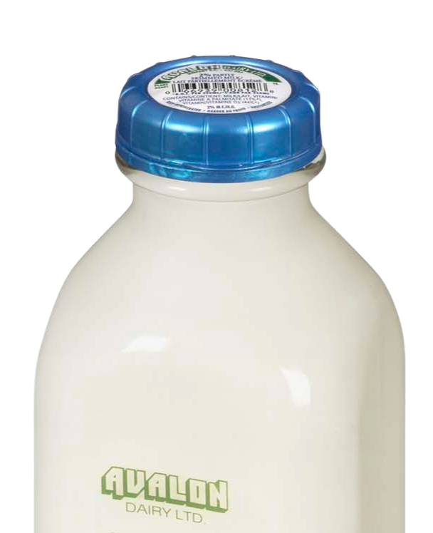 Avalon Dairy whole milk — exclusively available at Neighbours grocery store Tofino BC