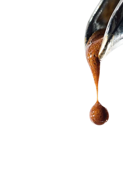 Espresso coffee drip graphic — Neighbours Café Tofino BC