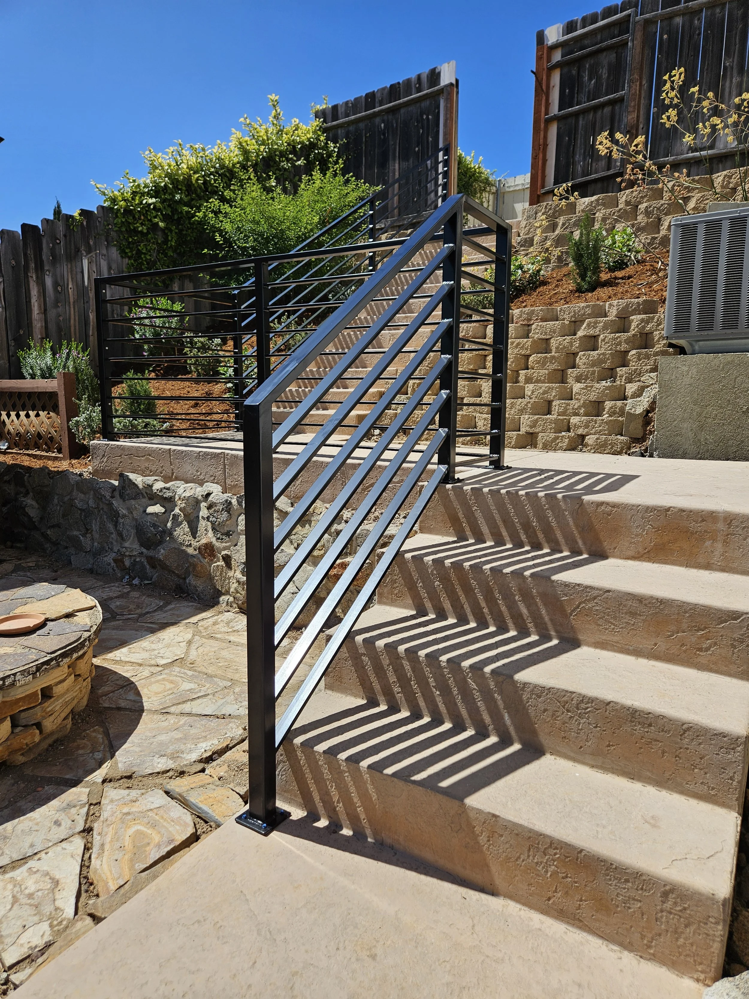orange county railing fence iron metal gate fencing custom fabrication contractor