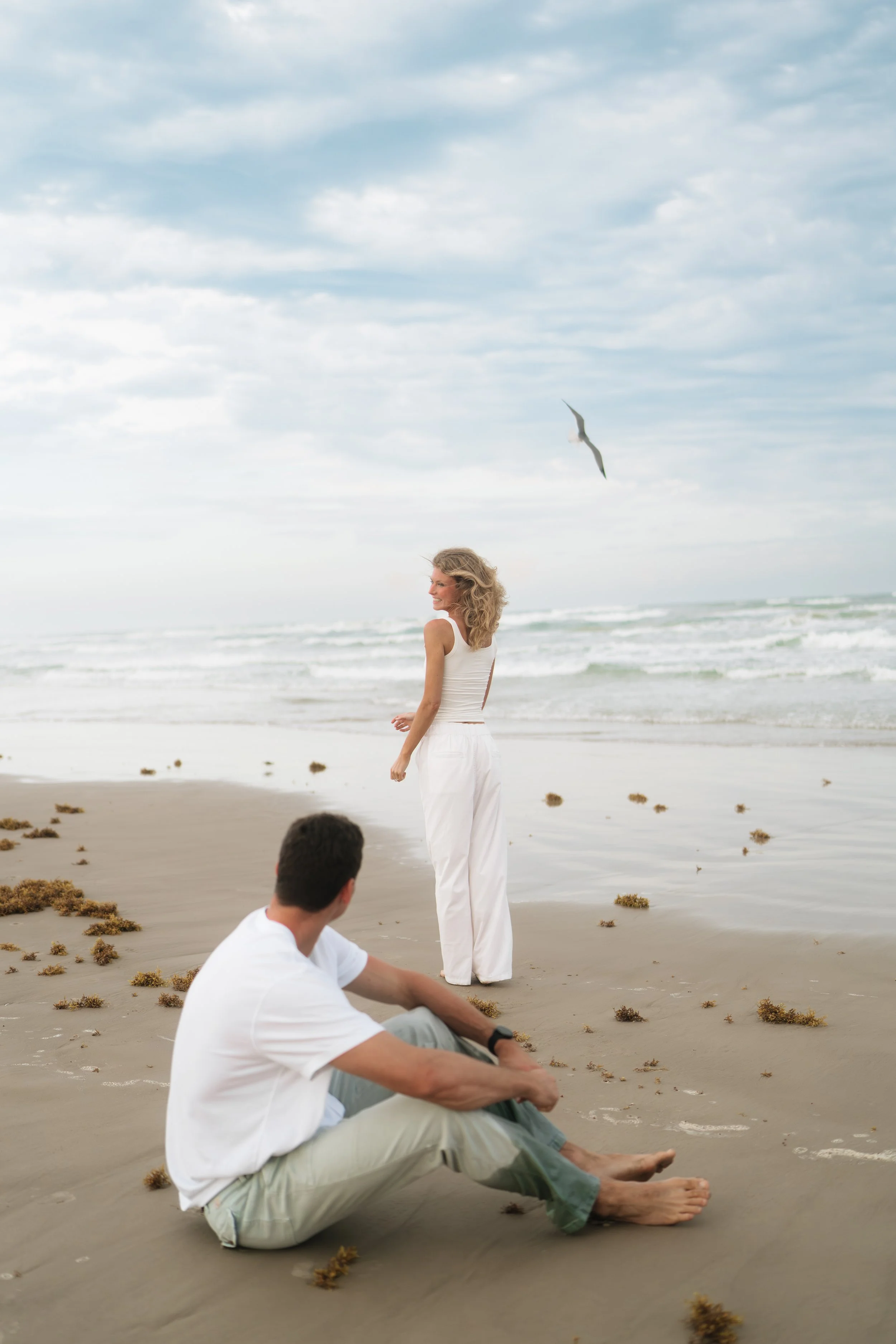 Port Aransas Engagement Session in Texas |  Mustang Island Beach Photography