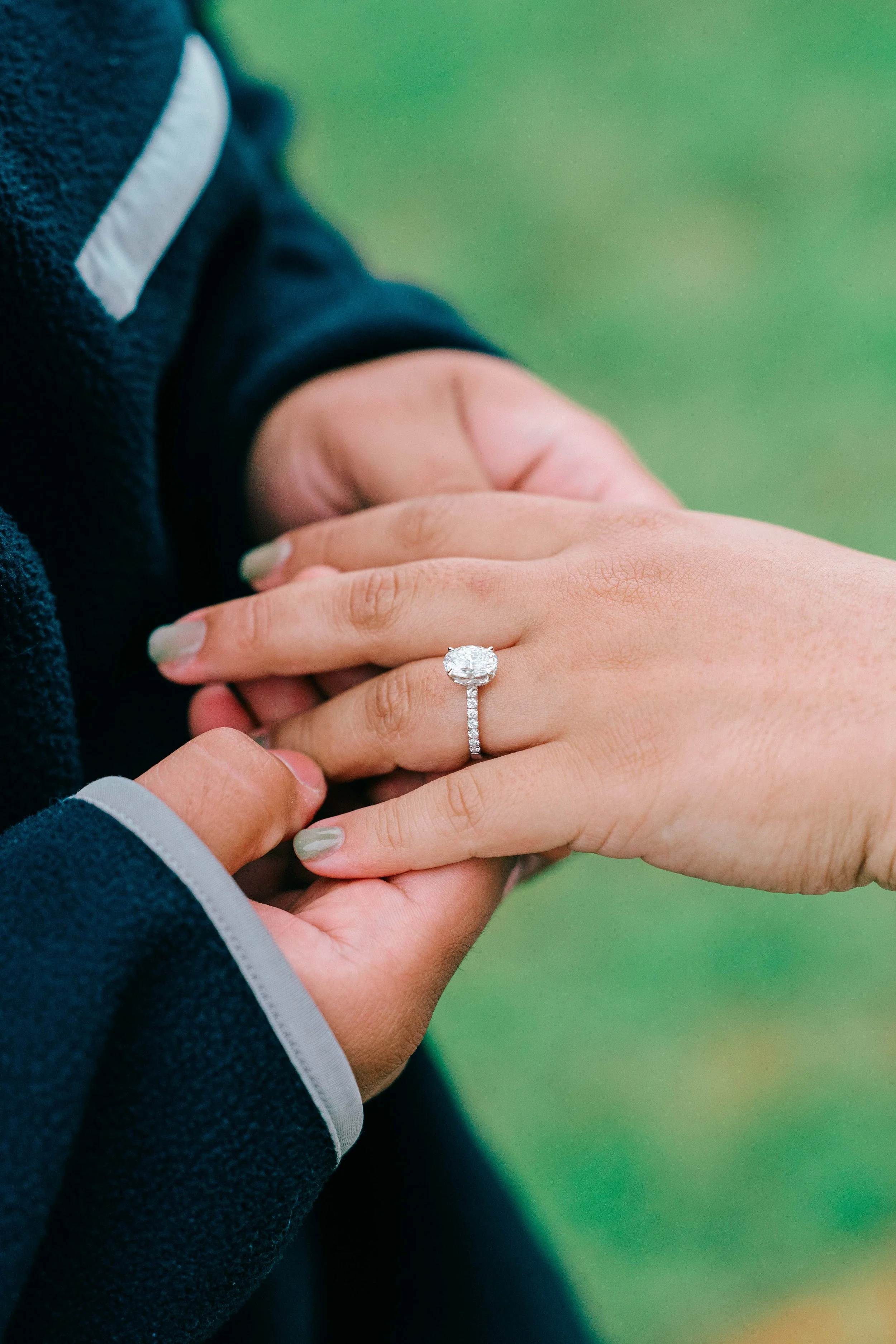 Proposal at Das Peach Haus in Fredericksburg, Texas
