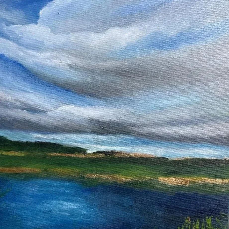   Angela White   
oil, encaustic & mixed media paintings, assemblage boxes 
940 Tyler Street, Studio 24