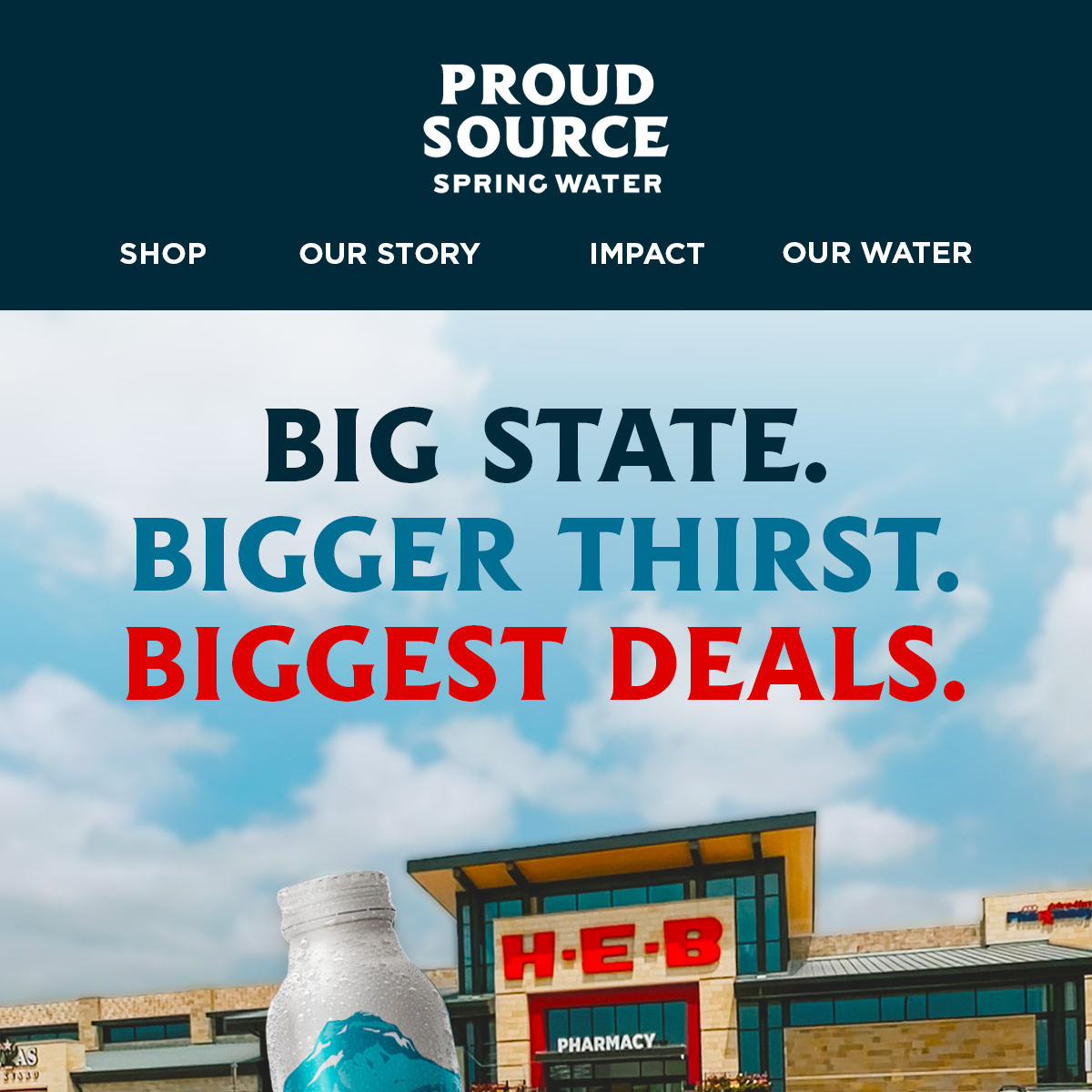 Proud Source Water Email Design