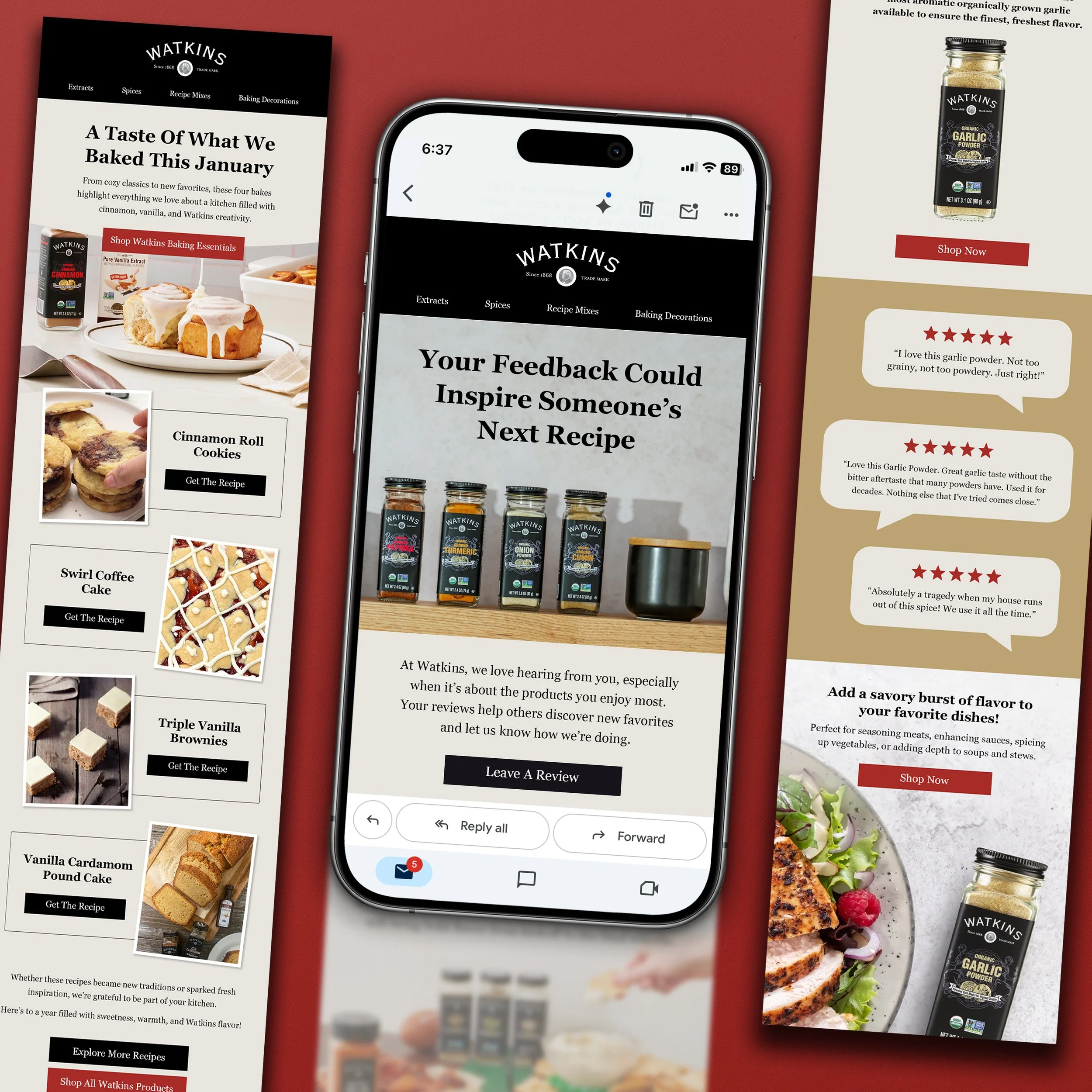 Watkins Email Design