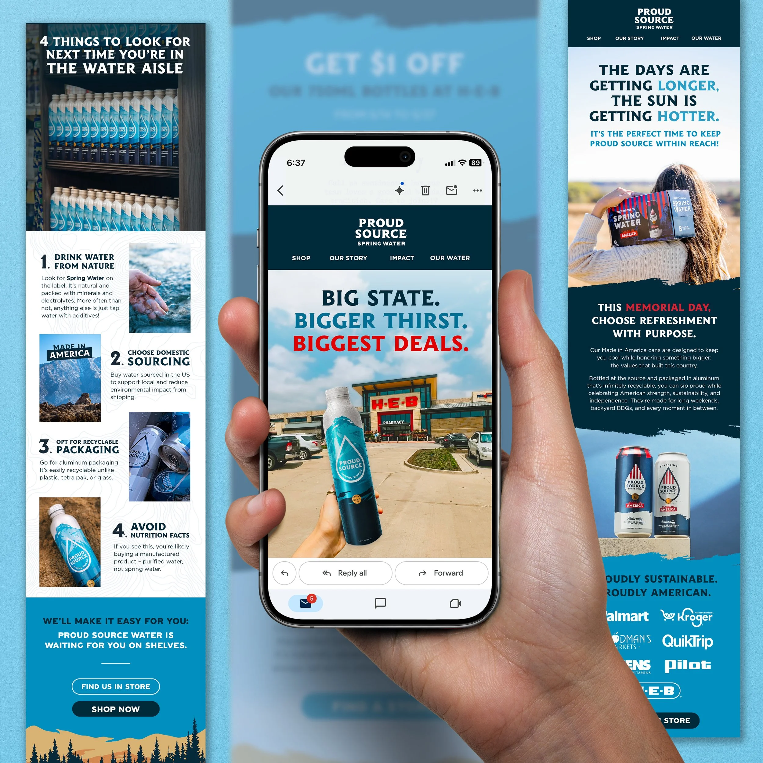 Proud Source Water Email Design