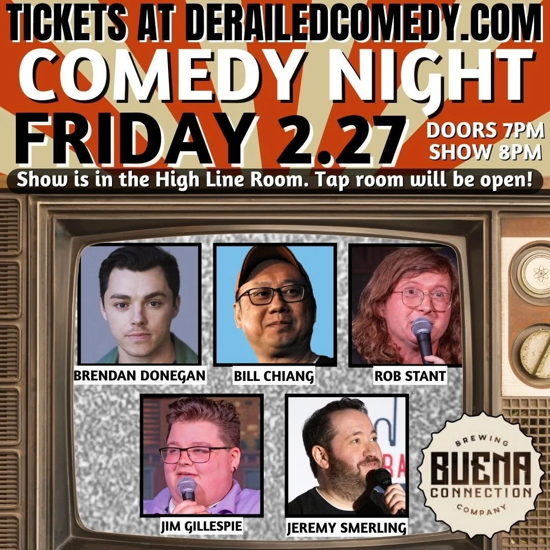 Friday, February 27, 2026 @ 8PM (Doors at 7PM) - Buena Connection Brewing Company - Buena, NJ - $20