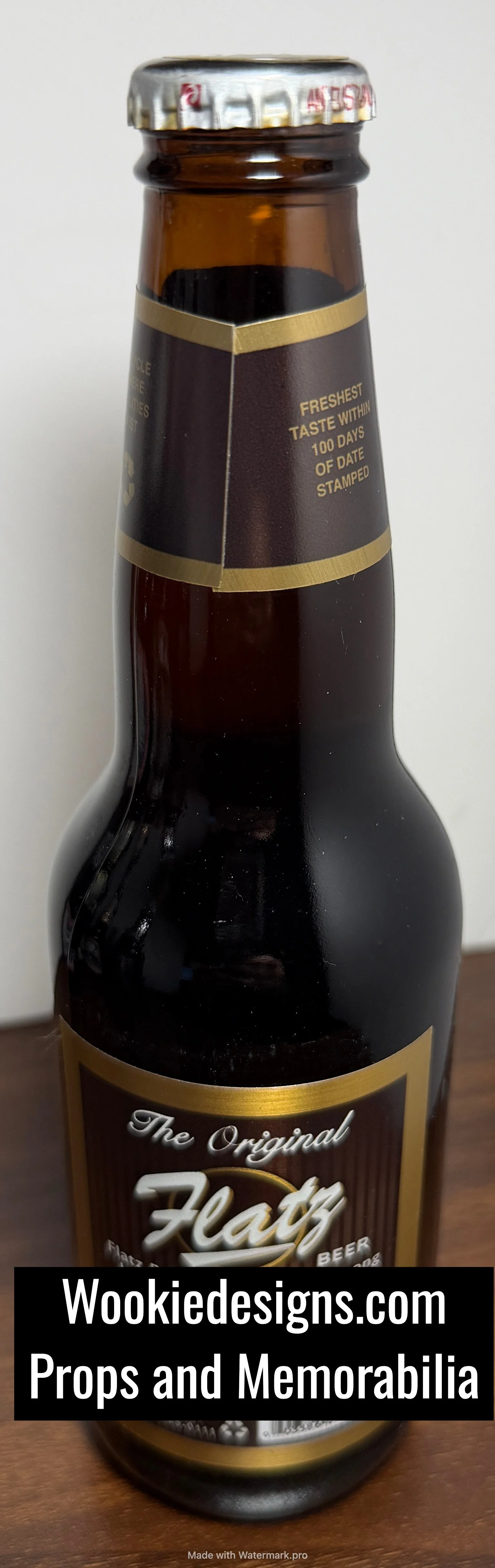 Supernatural Flatz Beer Bottle Production Made Screen Used Absence Golden Time
