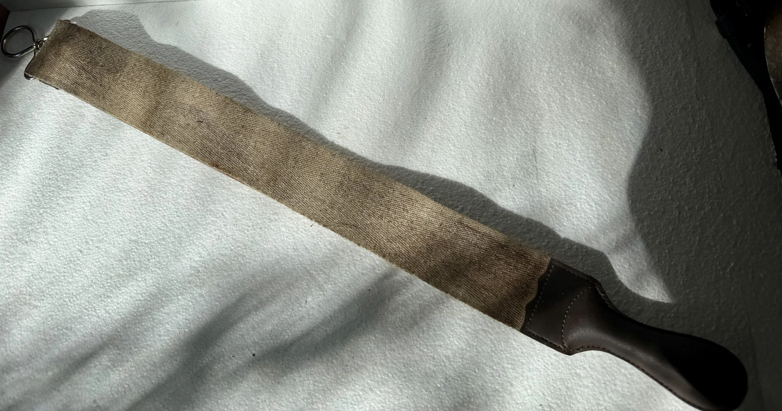 Sabrina Infernal Bailiff Production Made Prop Screen Used Prop Leather Strap