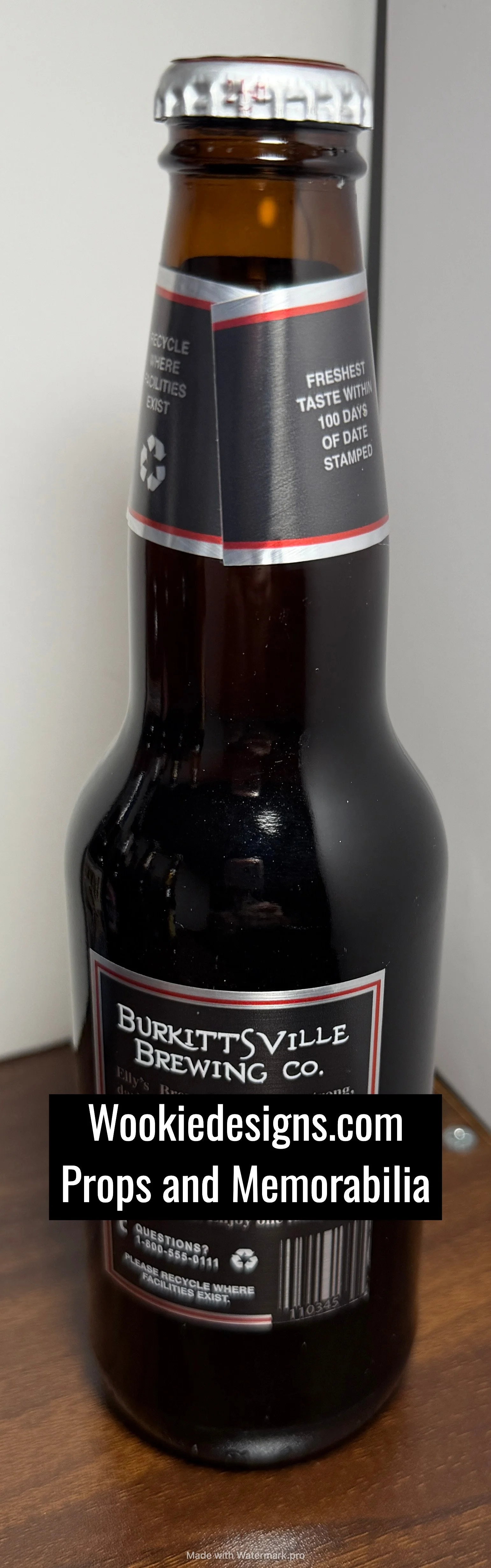 Supernatural Elly's Brew Beer Bottle Production Made Screen Used The Chitters