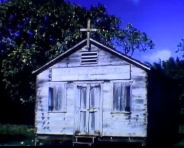 Bailey Avenue Church of God Memorial Tabernacle in the British Honduras, circa 1950's - funded by Christway Church's predecessor Bailey Avenue Church of God