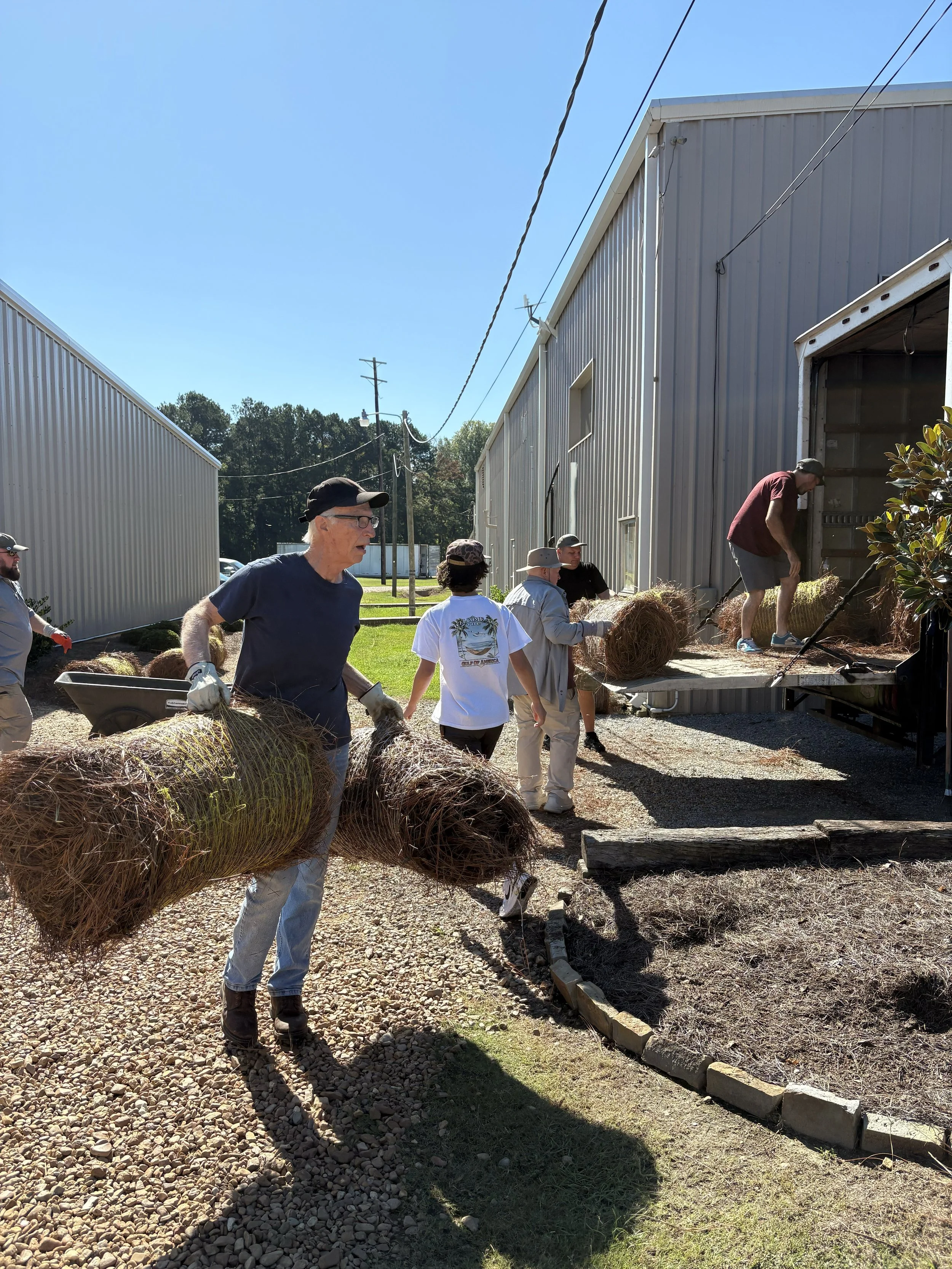 Landscaping at Mercy House Adult/Teen Challenge