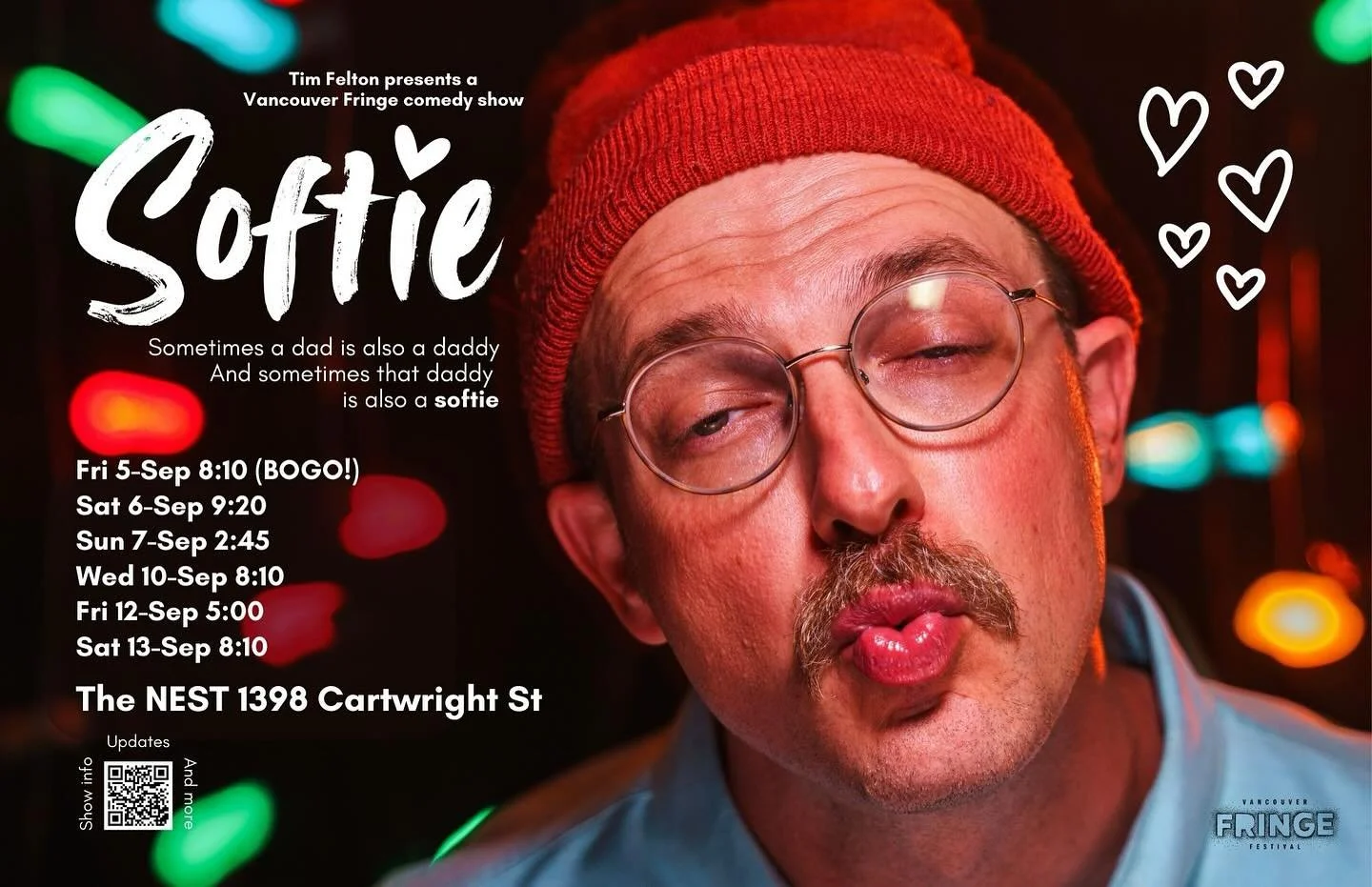 Softie at @vancouverfringe this Sept 5th - 13th! If you are in Vancouver &hellip; come! If you have friends who live in the PNW &hellip; send them this link! 

Ticket link in bio!

#comedy #vancouver #vancouvercomedy #theatre #vancouvertheatre #clown