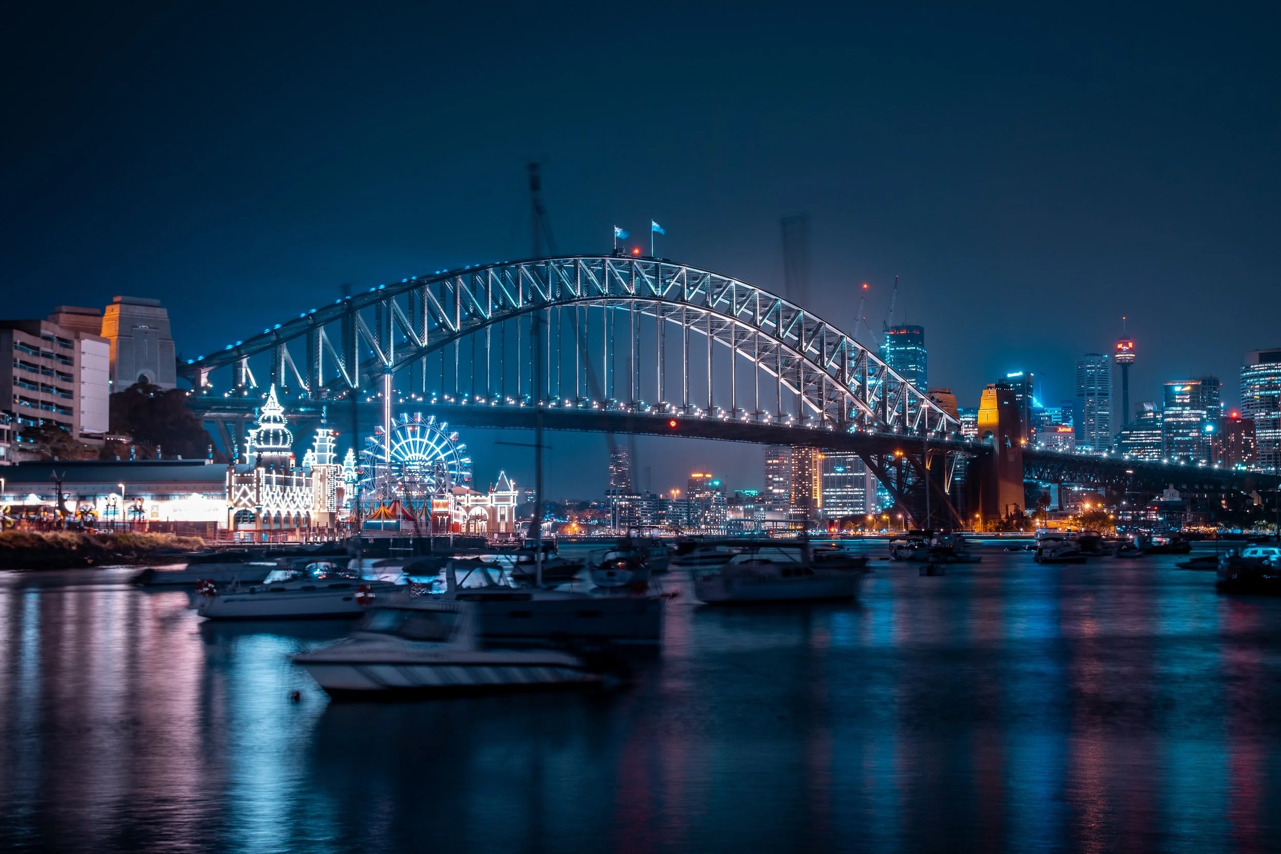 La noche en Sydney