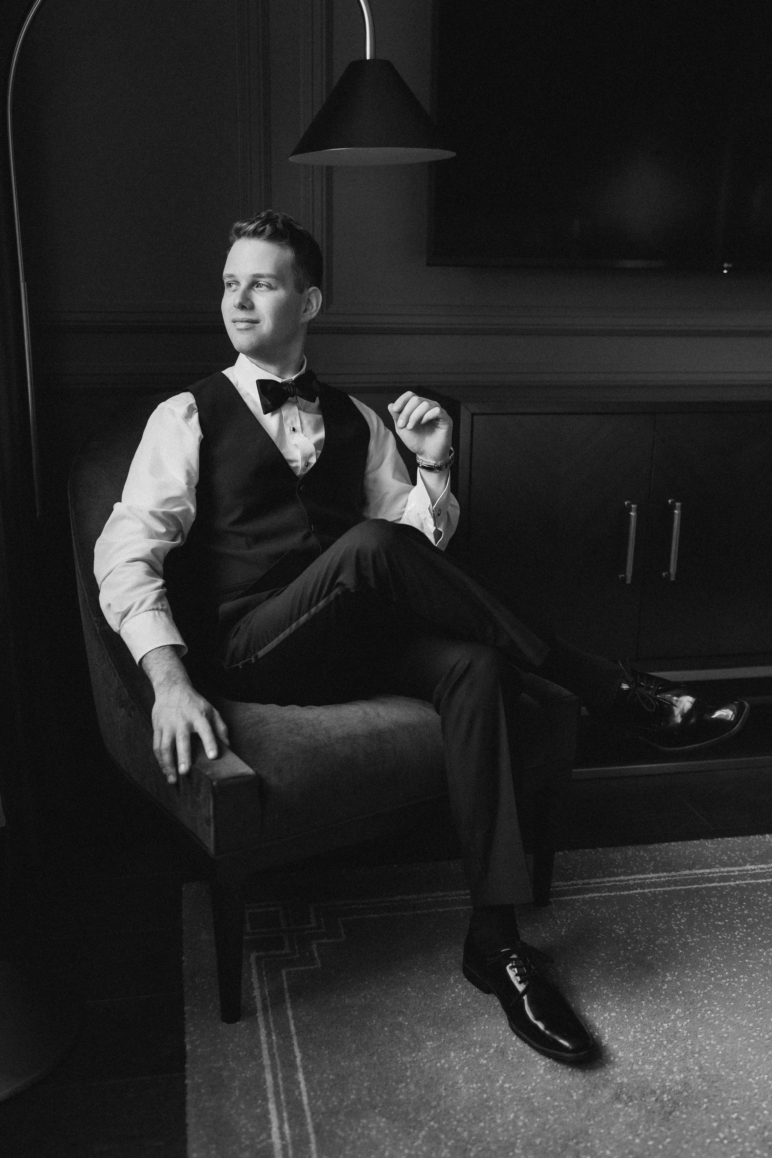 Groom's Portrait. Shot with JNA Visuals: 11.1.2025
