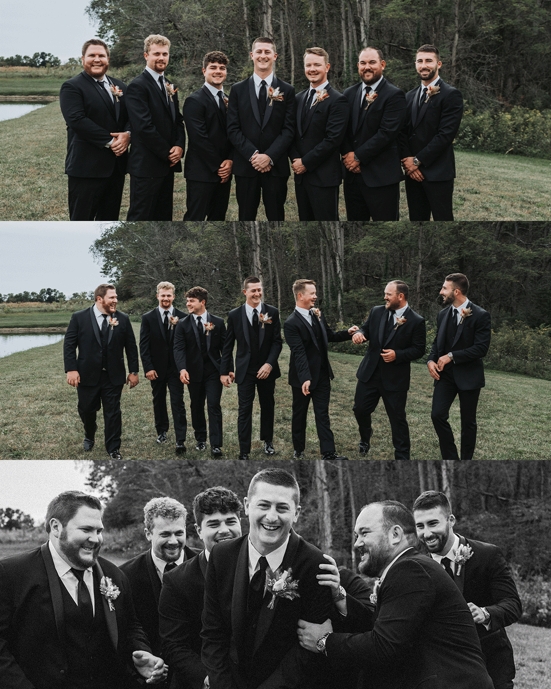 Groom & Groomsmen. Shot with JNA Visuals: 9.21.2024
