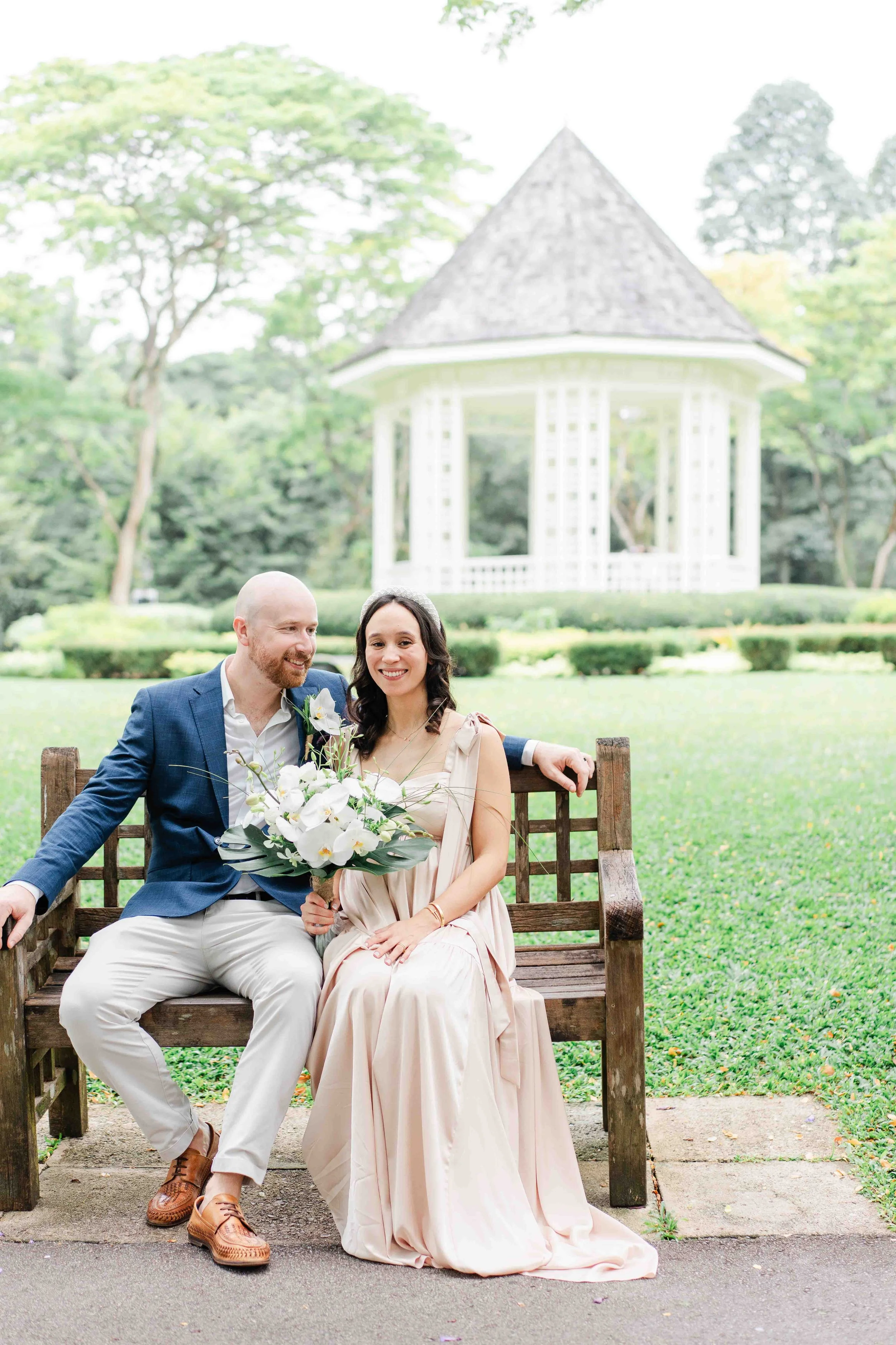 ROM solemnisation at Botanic Gardens Singapore