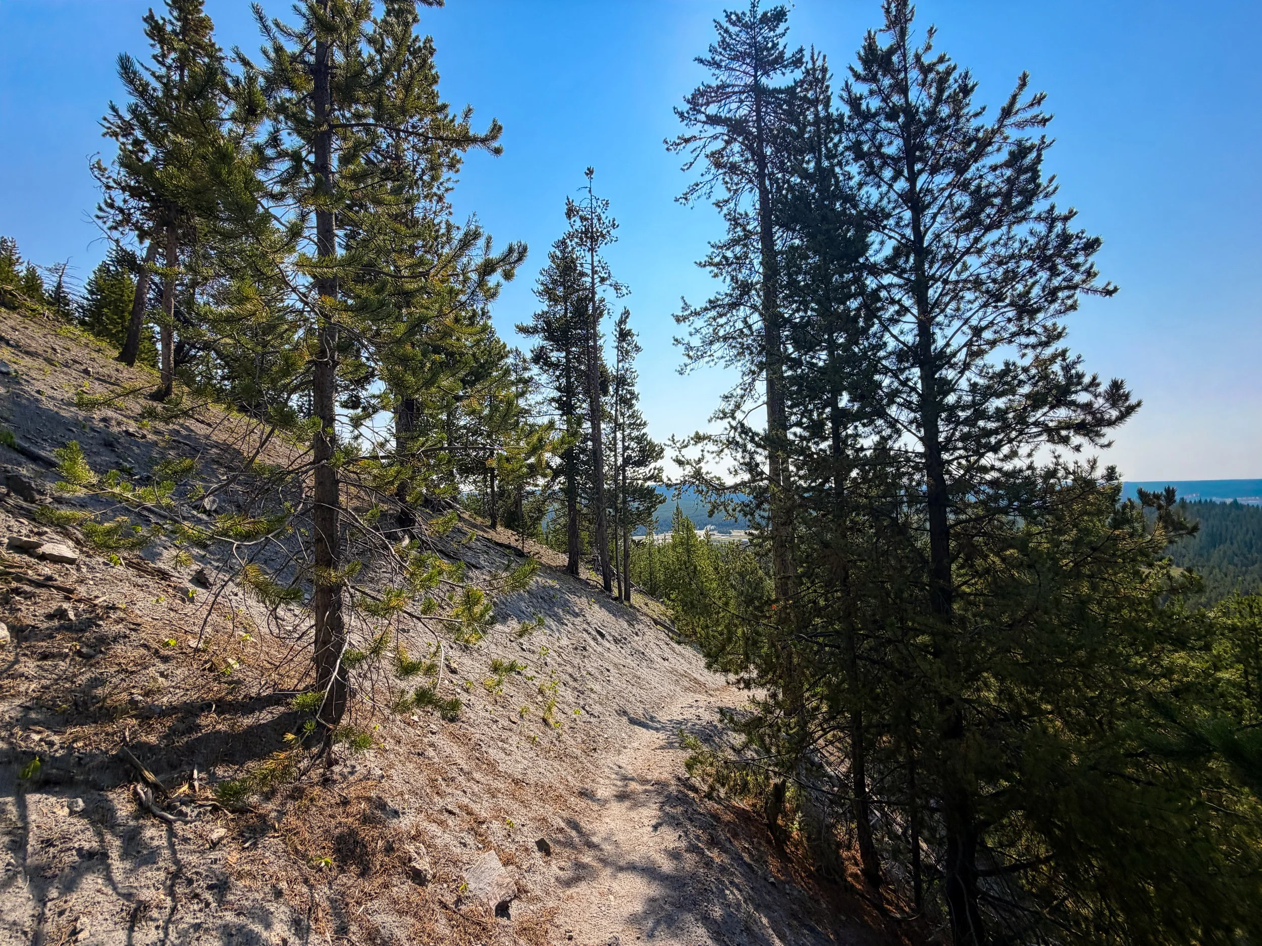 Mystic Falls Trail Yellowstone National Park Wyoming