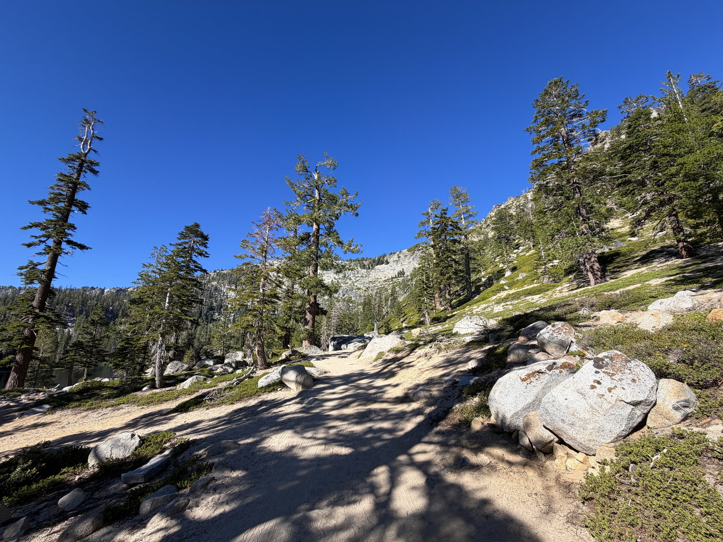 Angora Lakes Trail Lake Tahoe California