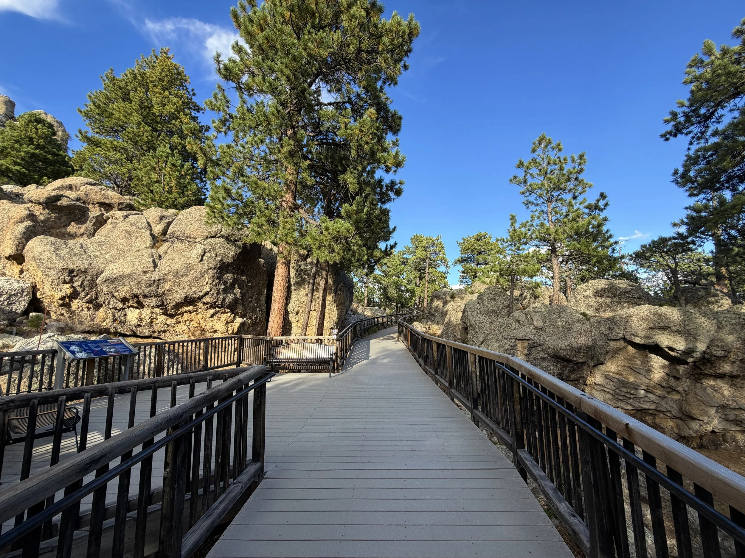 Presidential Trail Boardwalk Mount Rushmore National Memorial Black Hills South Dakota