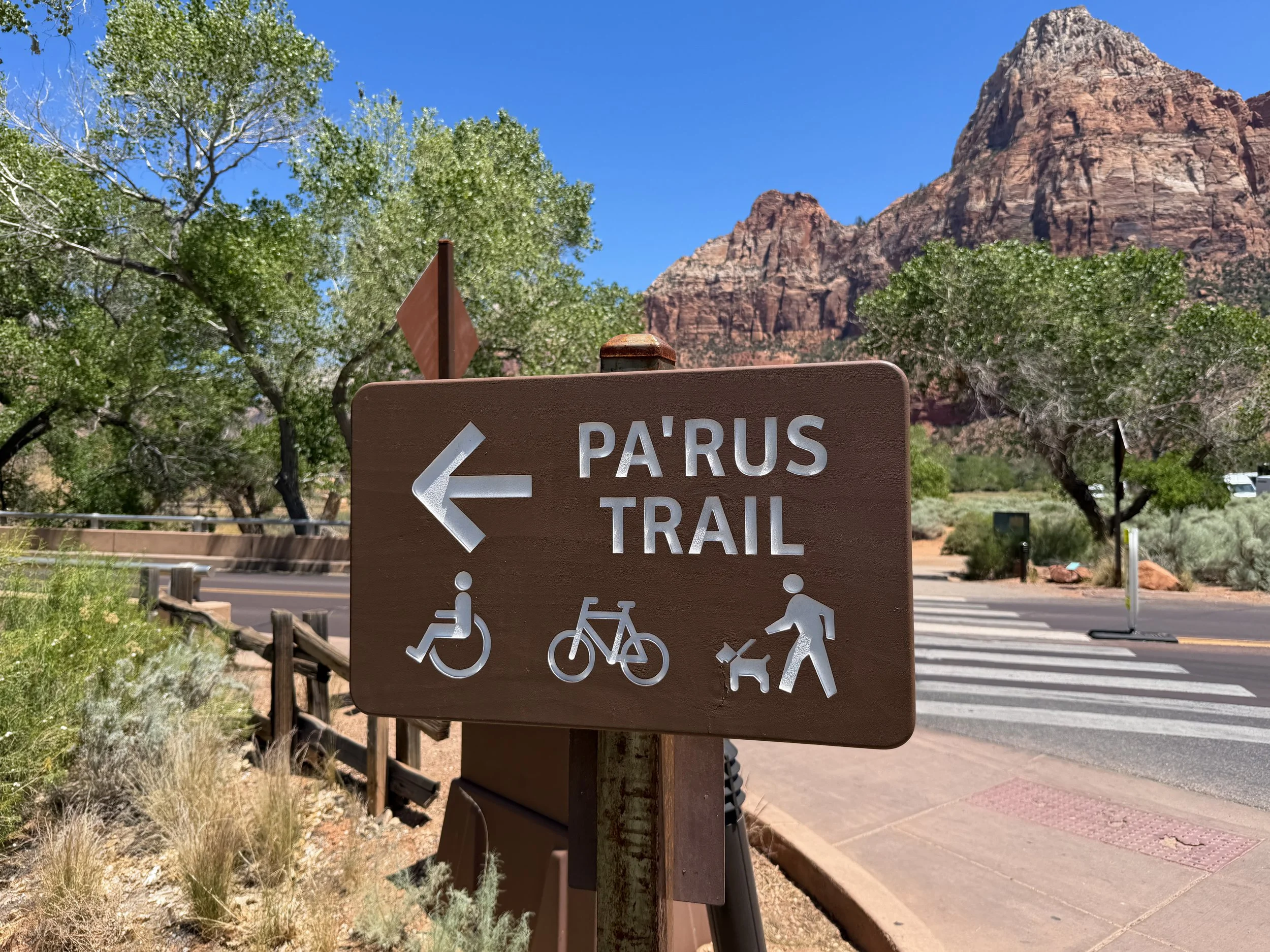 Watchman Trailhead Zion National Park Utah