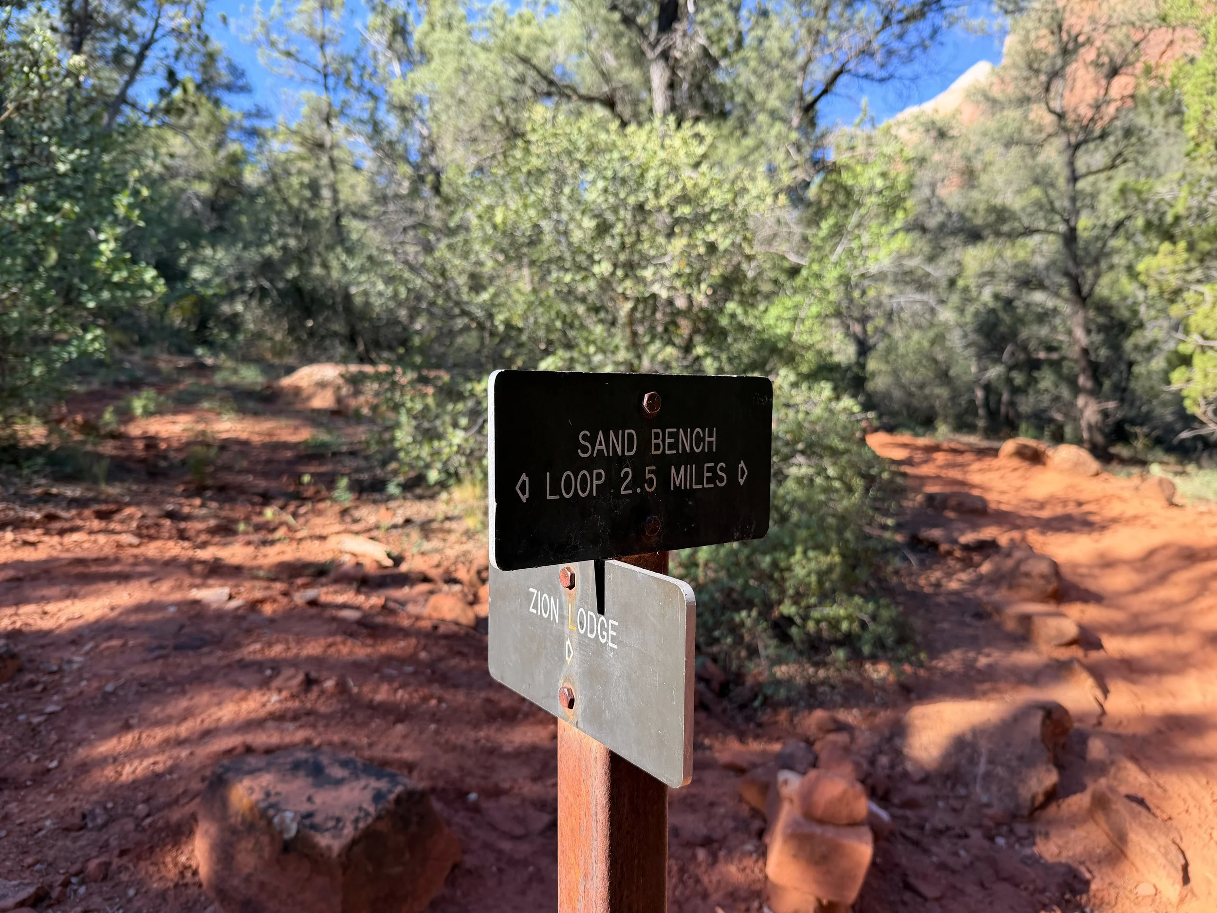 Sand Bench Loop Trail Zion National Park Utah