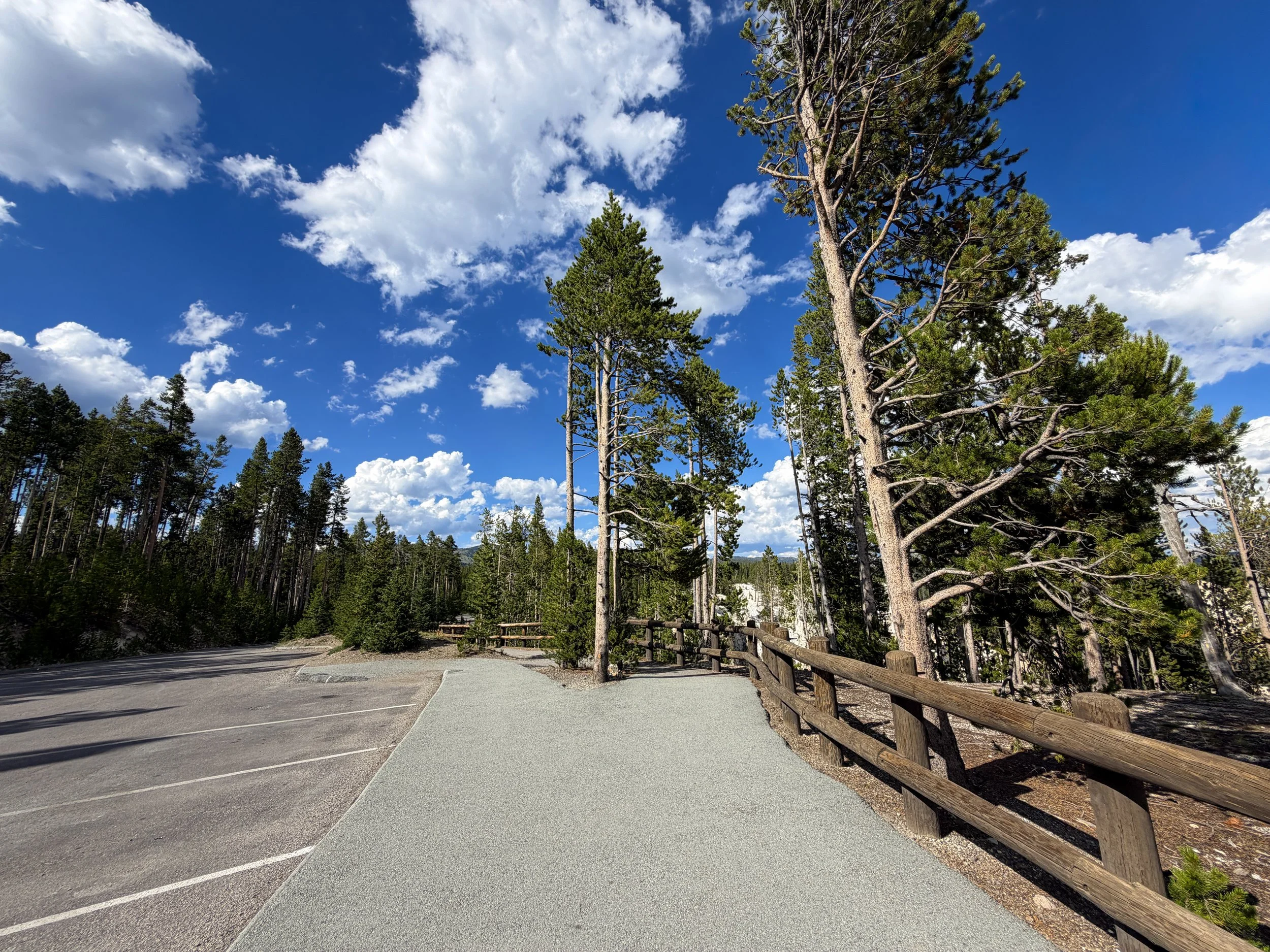 North Rim Trail Yellowstone National Park Wyoming