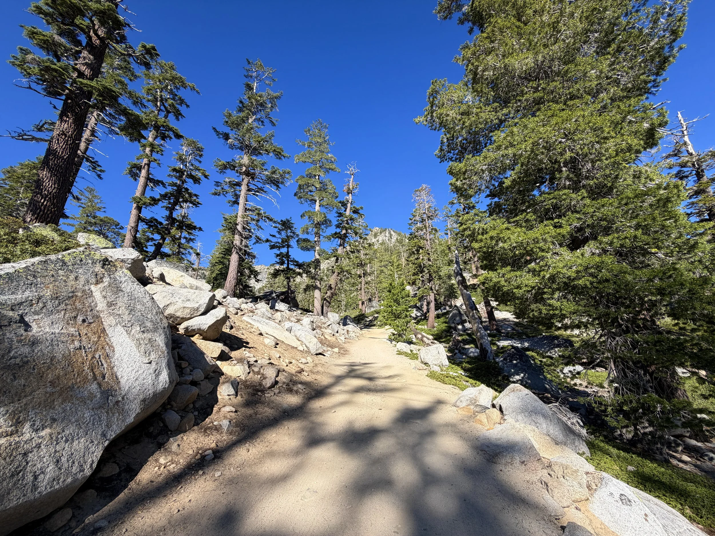 Angora Lakes Trail Lake Tahoe California