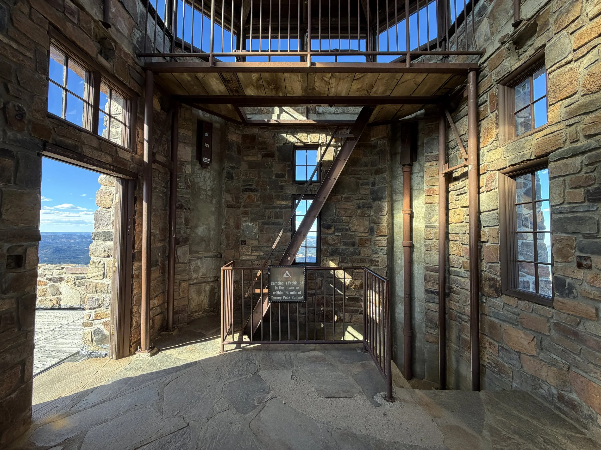 Harney Peak Fire Lookout Black Elk Peak Black Hills South Dakota