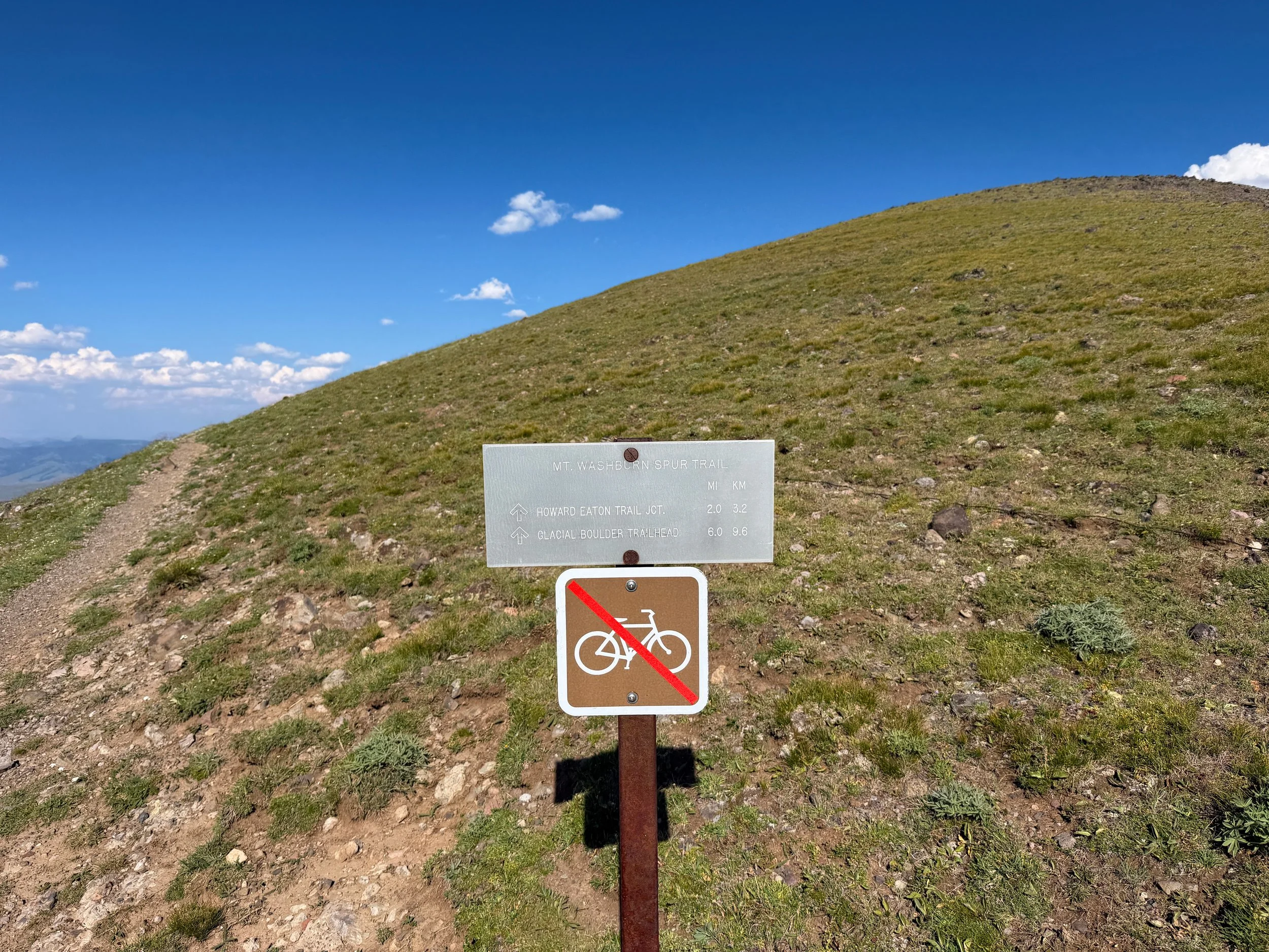 Dunraven Pass to Mt. Washburn Yellowstone National Park Wyoming