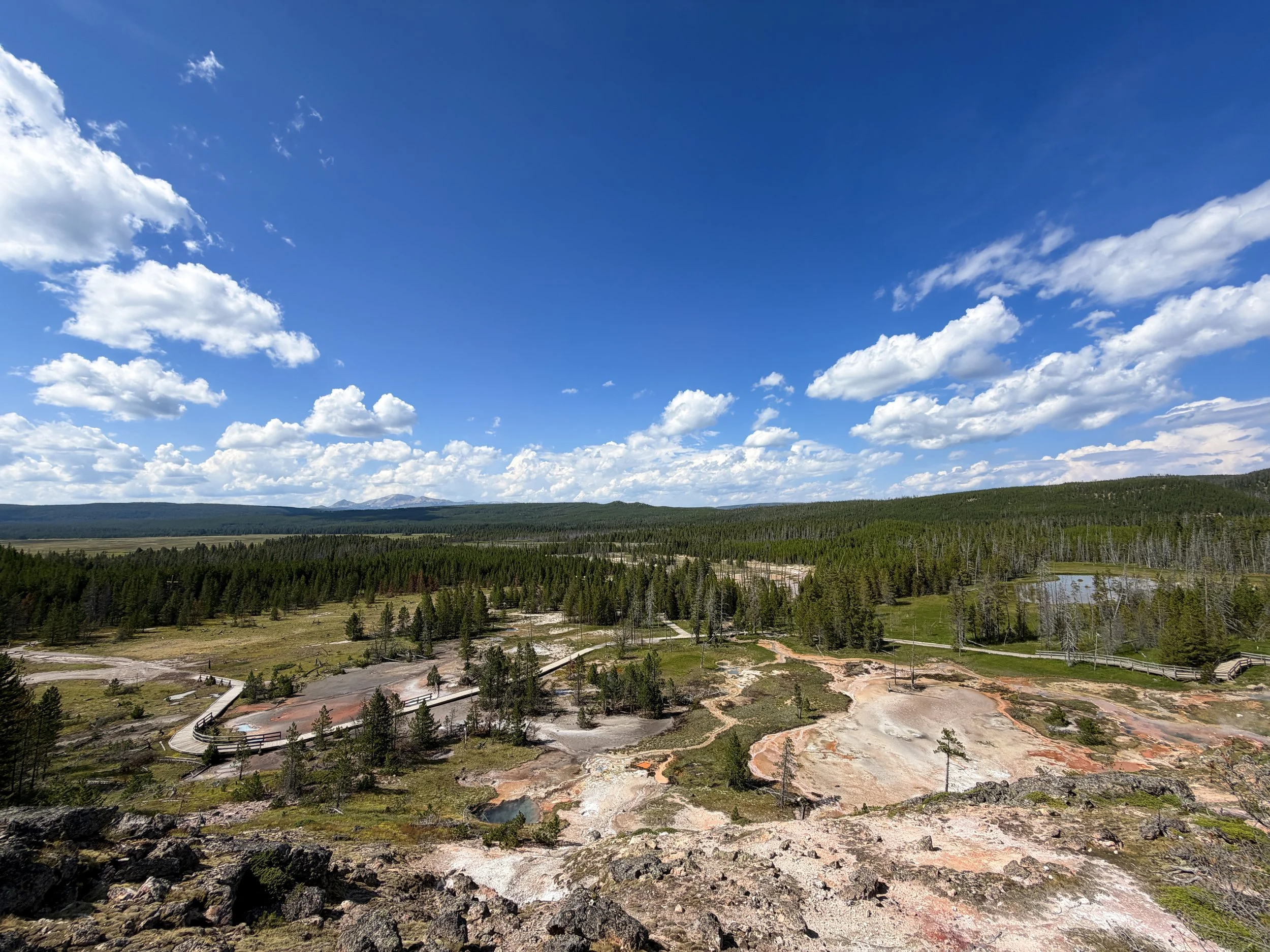 Artists Paintpots Trail Yellowstone National Park Wyoming