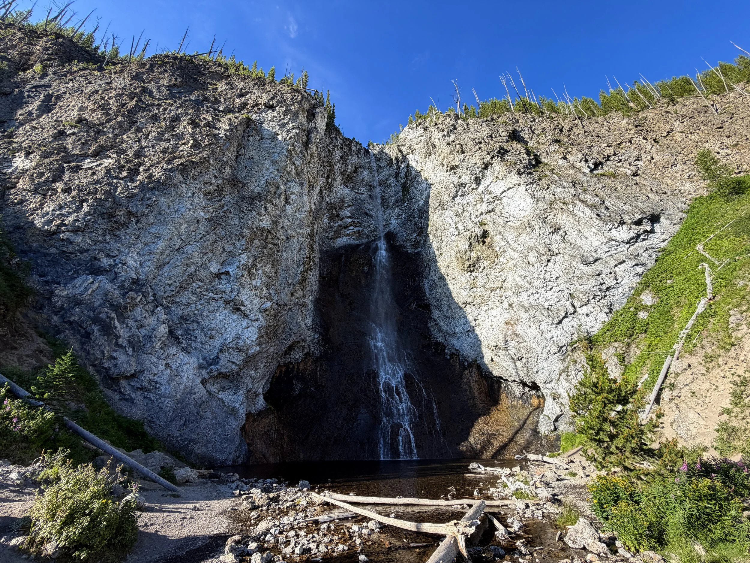 Fairy Falls Yellowstone National Park Wyoming