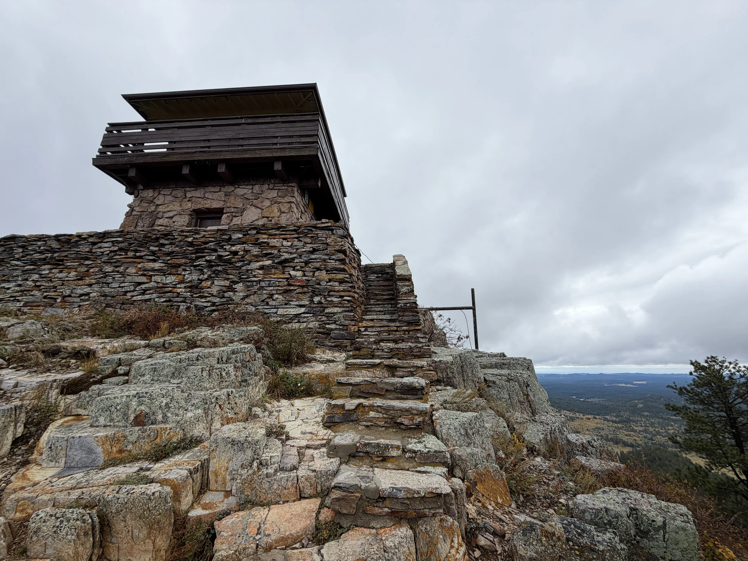 Custer Peak Fire Lookout Tower Black Hills South Dakota