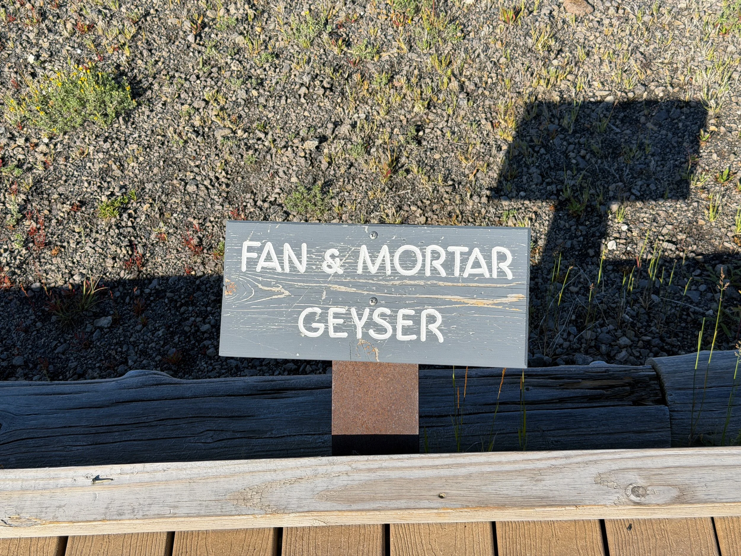 Fan Geyser Yellowstone National Park Wyoming