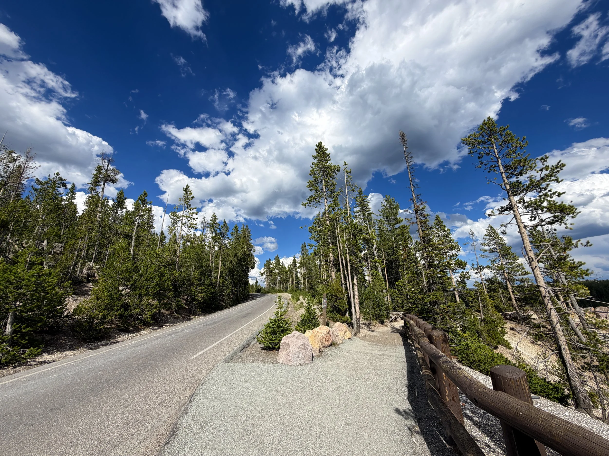 North Rim Trail Yellowstone National Park Wyoming