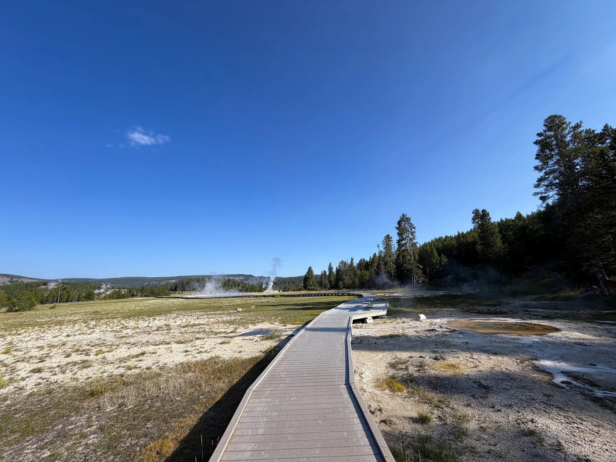 Upper Geyser Basin Loop Trail Yellowstone National Park Wyoming